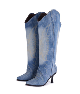 Botas Jornada Stiletto Denim