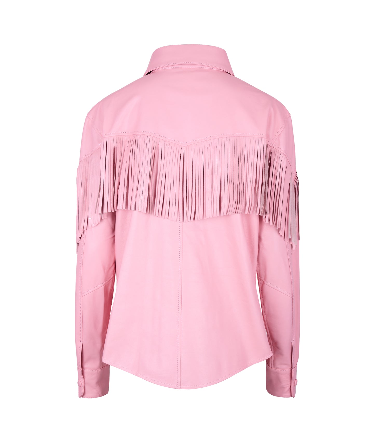 Camisola flecos dusty rose