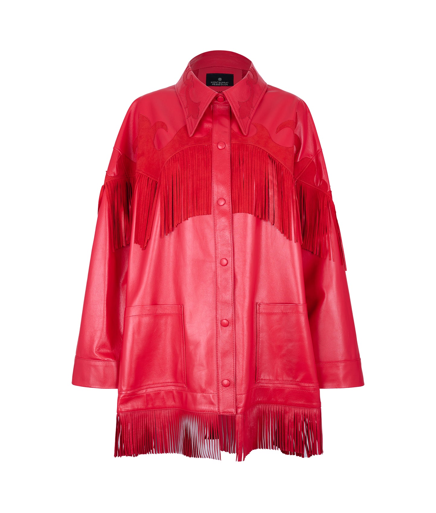 Chaqueta oversized Coyote roja