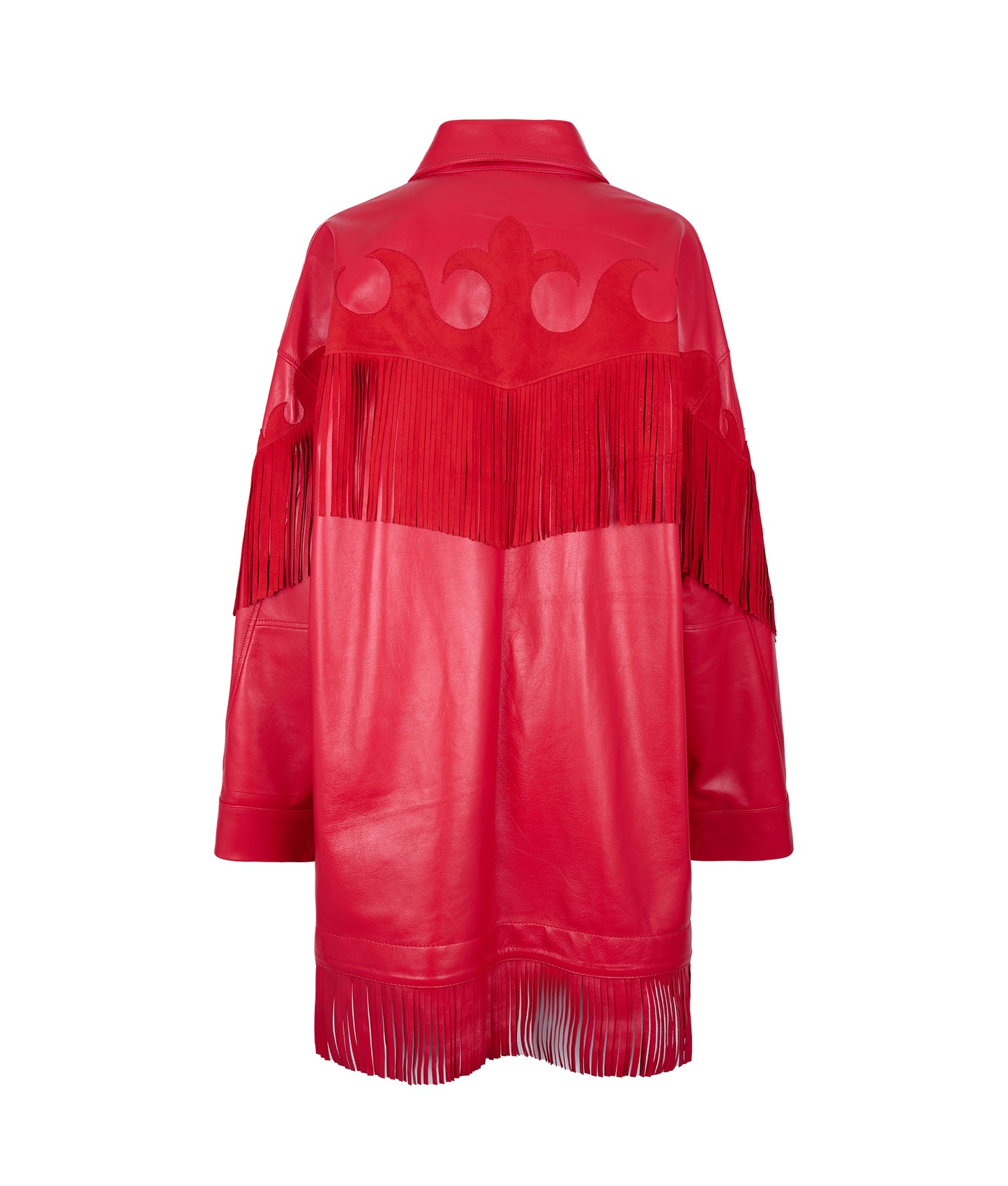 Chaqueta oversized Coyote roja