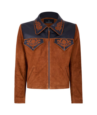 Classic Honey Pockets Jacket with Fringes