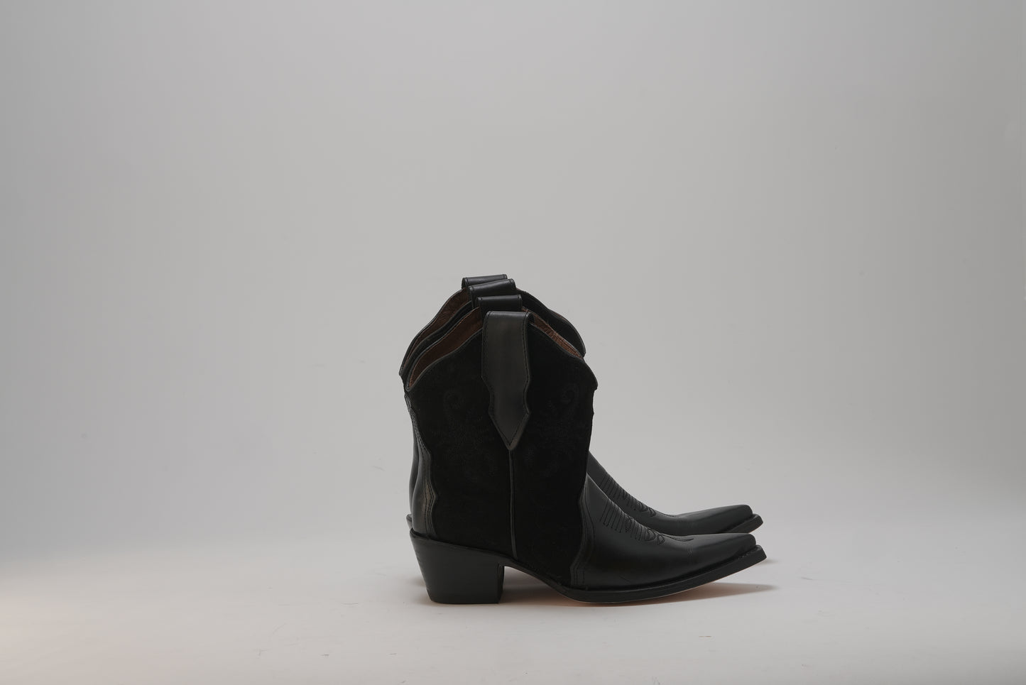 Black Jornada Pony Ankle Boots