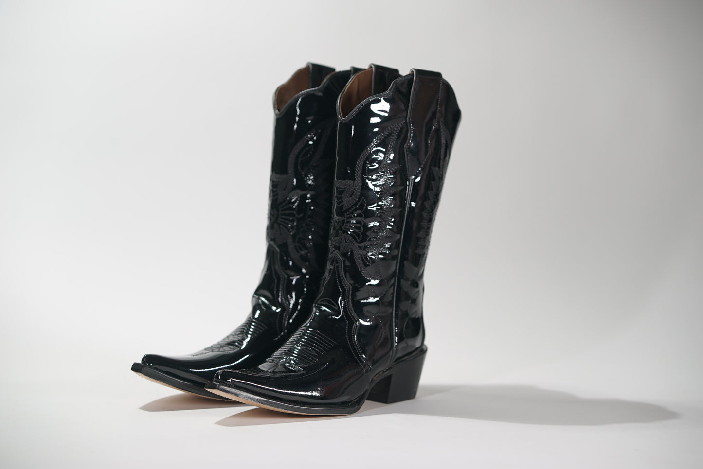 Black Patent Jornada Boots