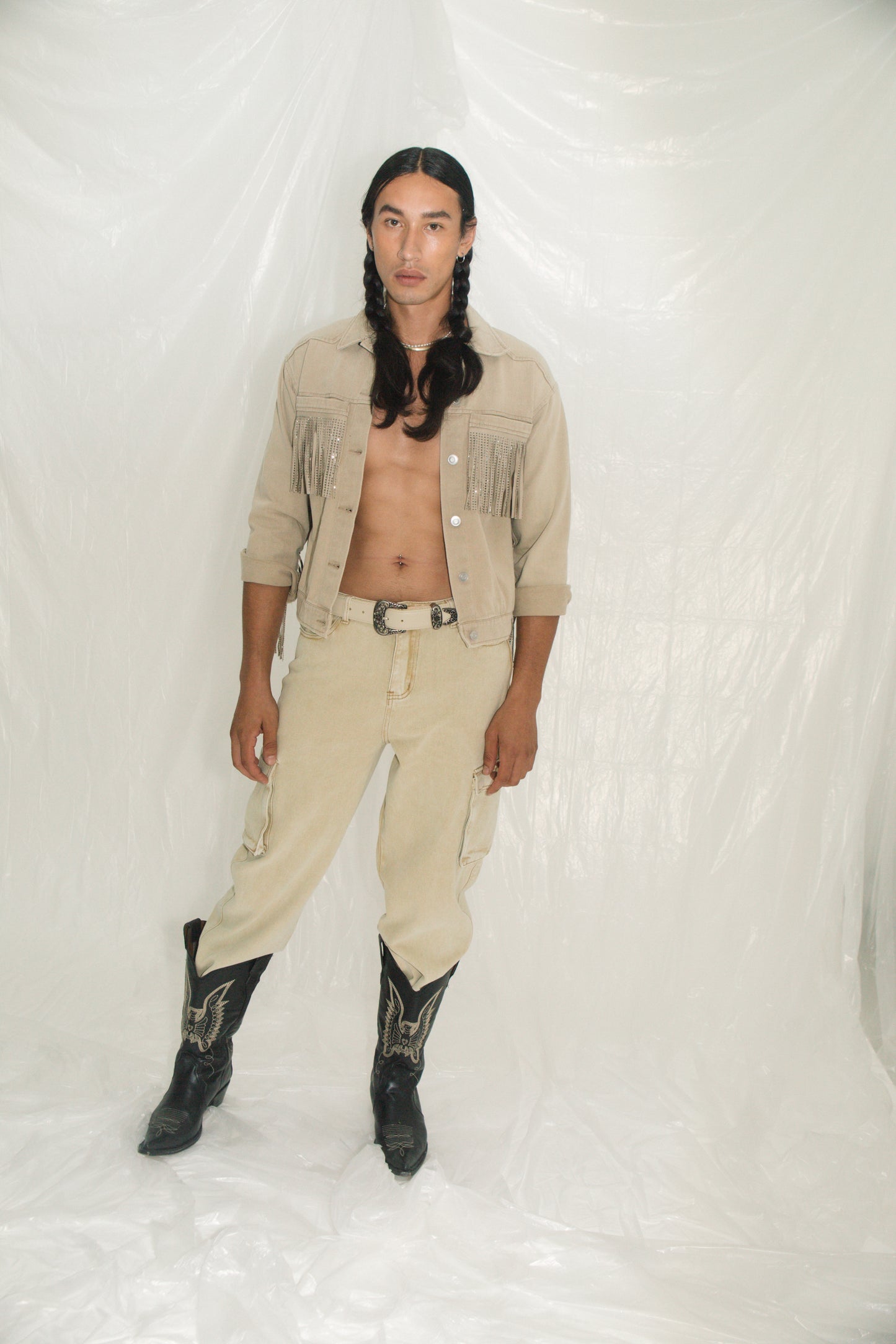 Rusty cargo jeans