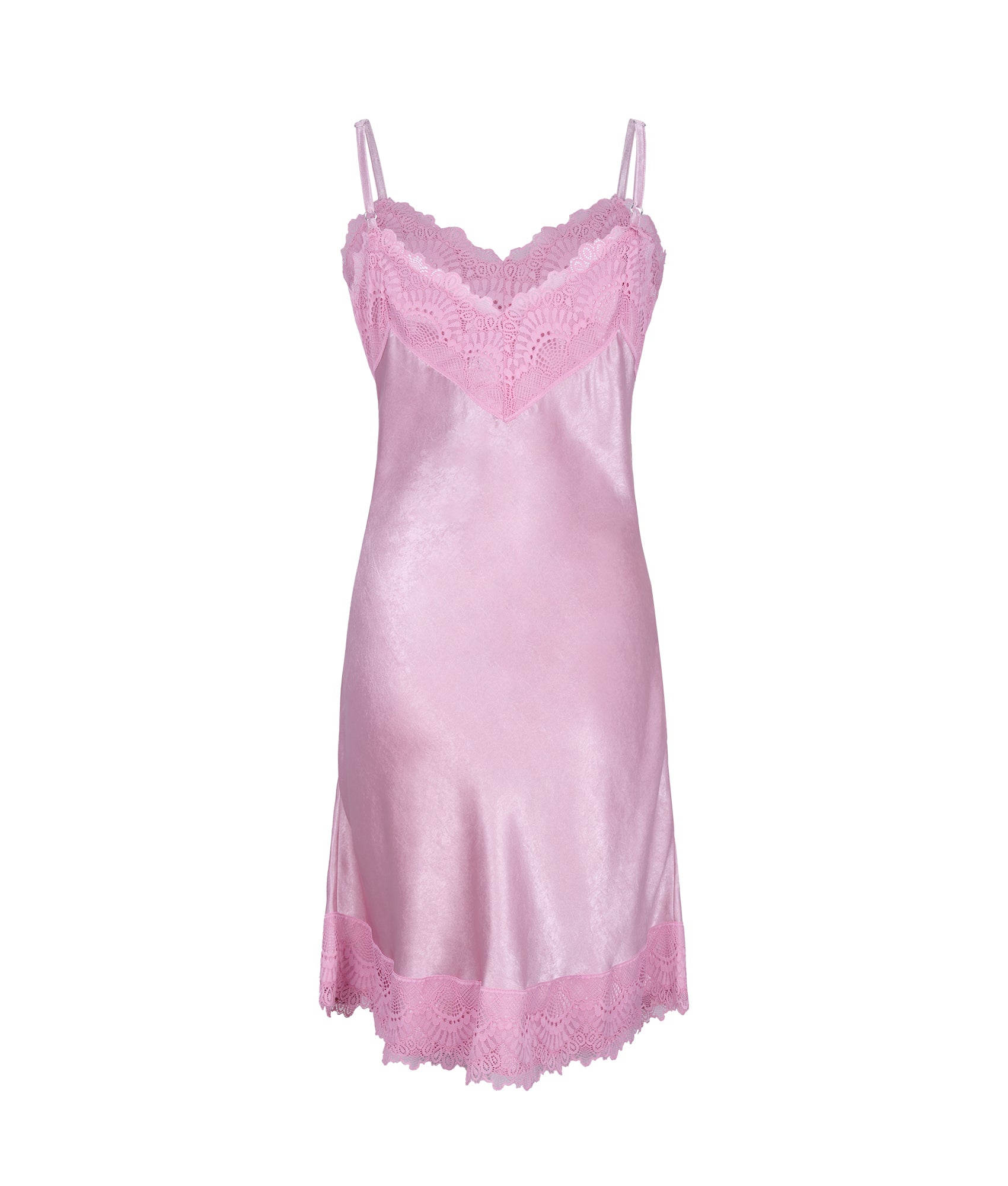 Mini slip dress rose