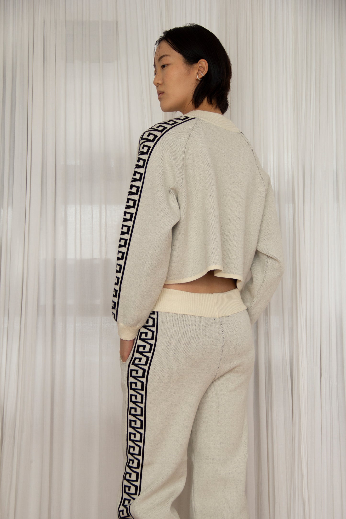 Charro Pants Hueso y Negro