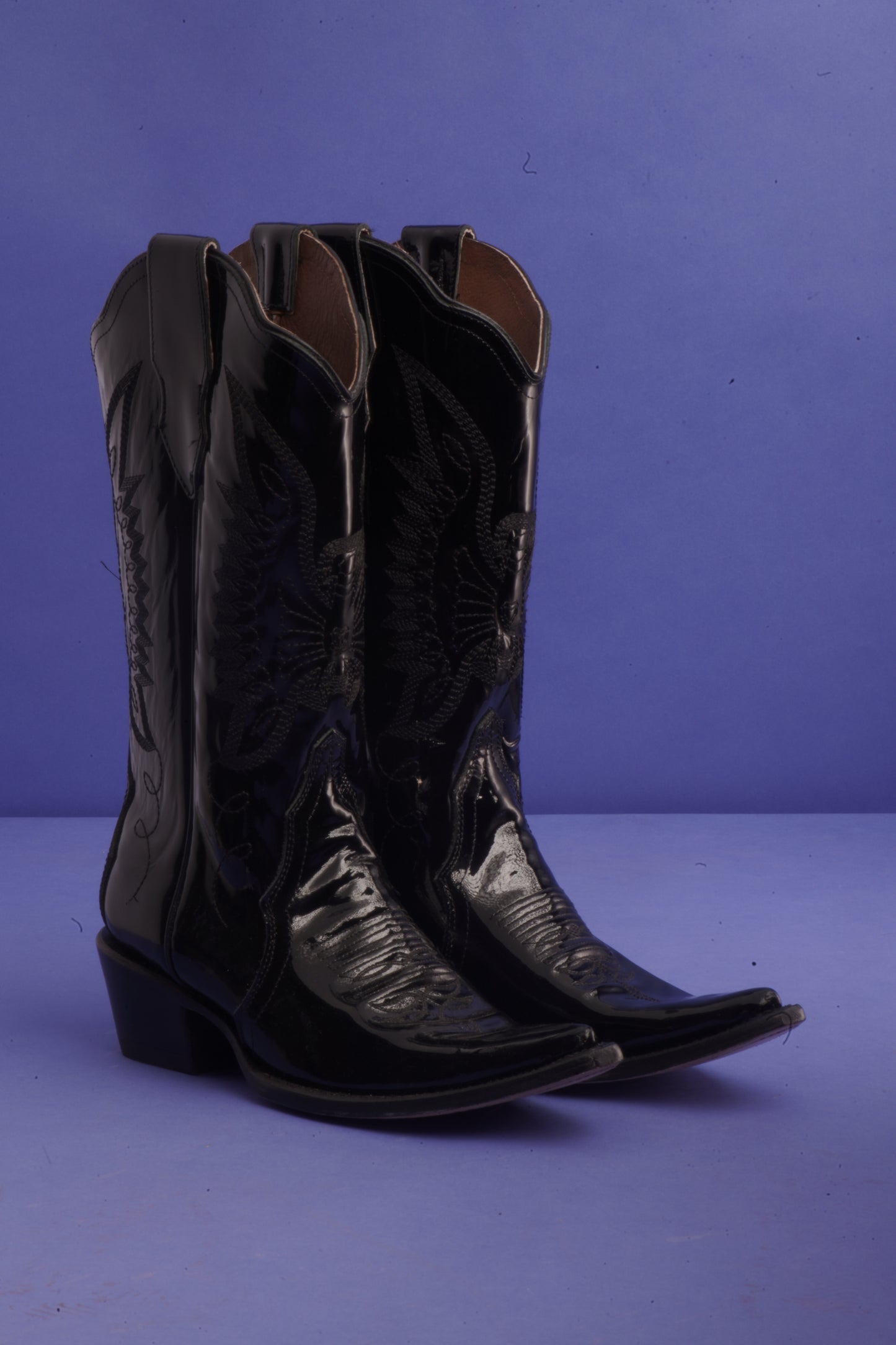 Black Patent Jornada Boots