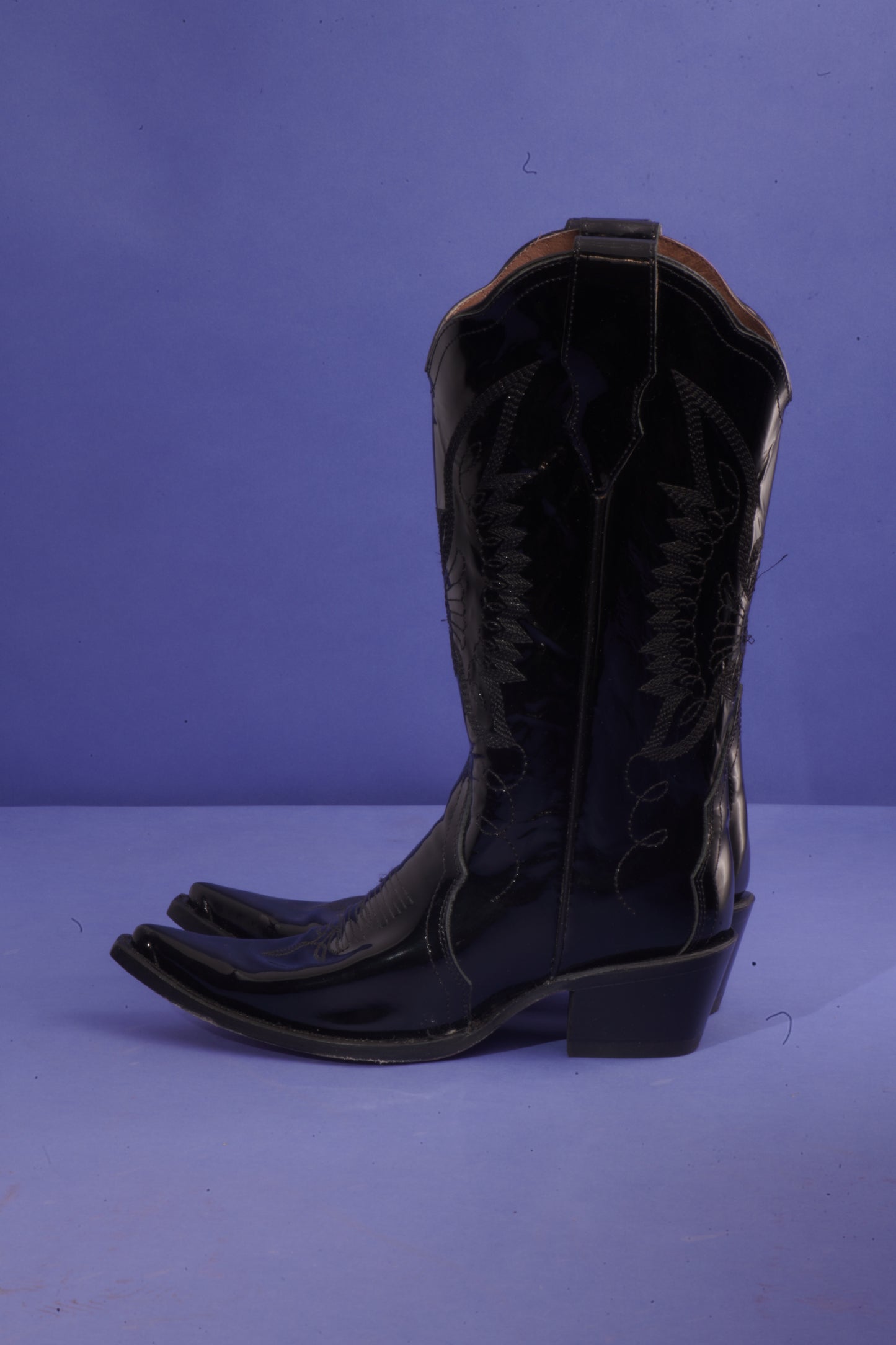 Black Patent Jornada Boots