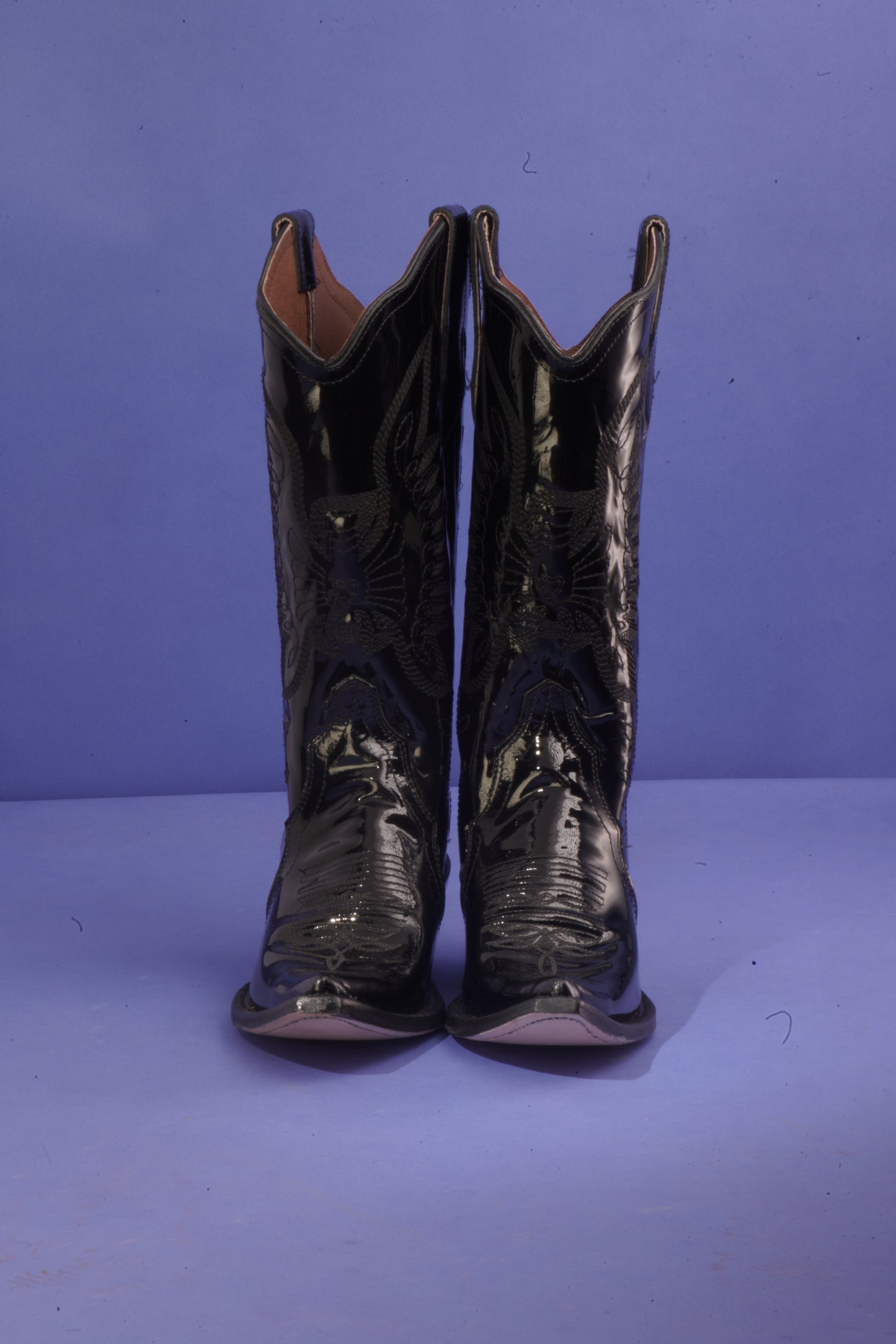 Black Patent Jornada Boots