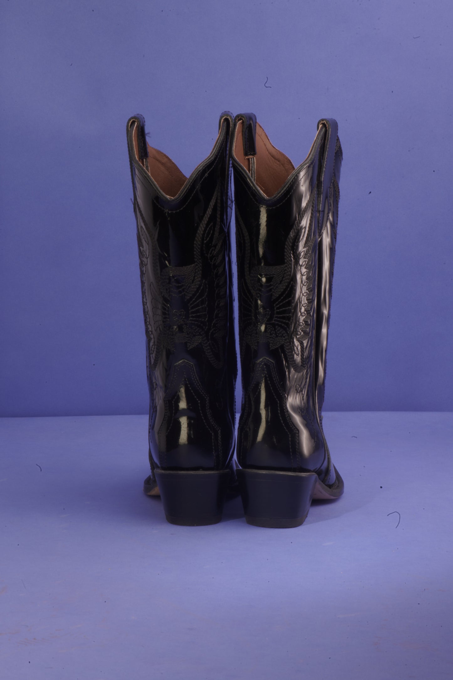 Black Patent Jornada Boots