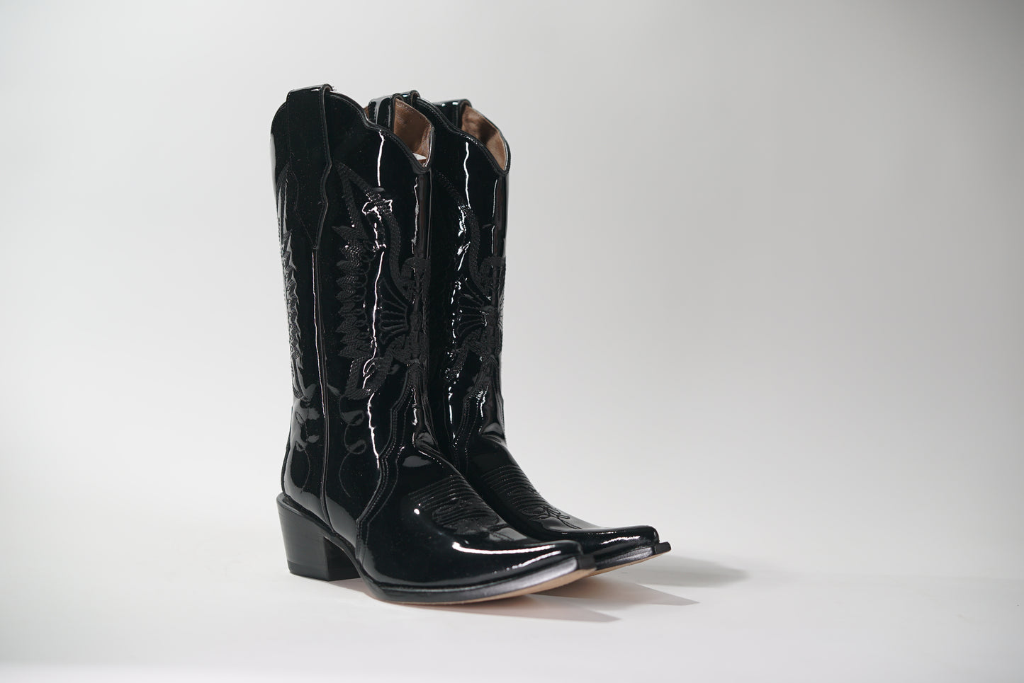 Black Patent Jornada Boots