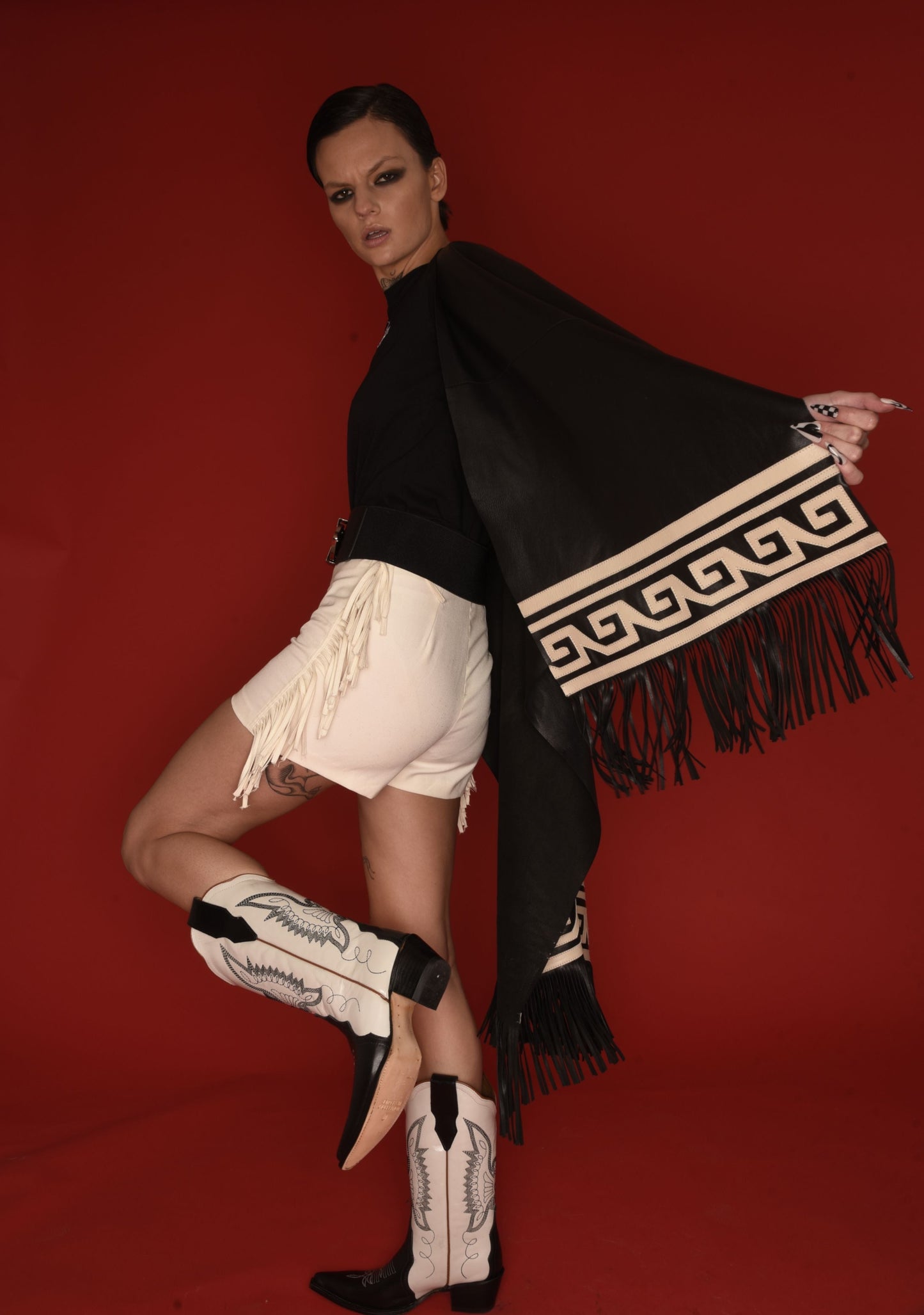 Jornada Duo Black and Bone Boots
