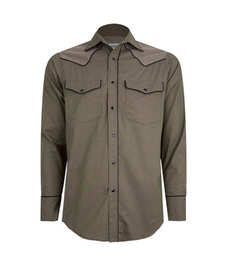 Camisa Vaquera Olivo (Hombre)
