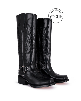 Botas Biker Glossy Black