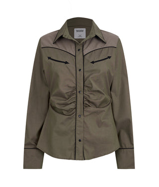 Camisa Vaquera Olivo