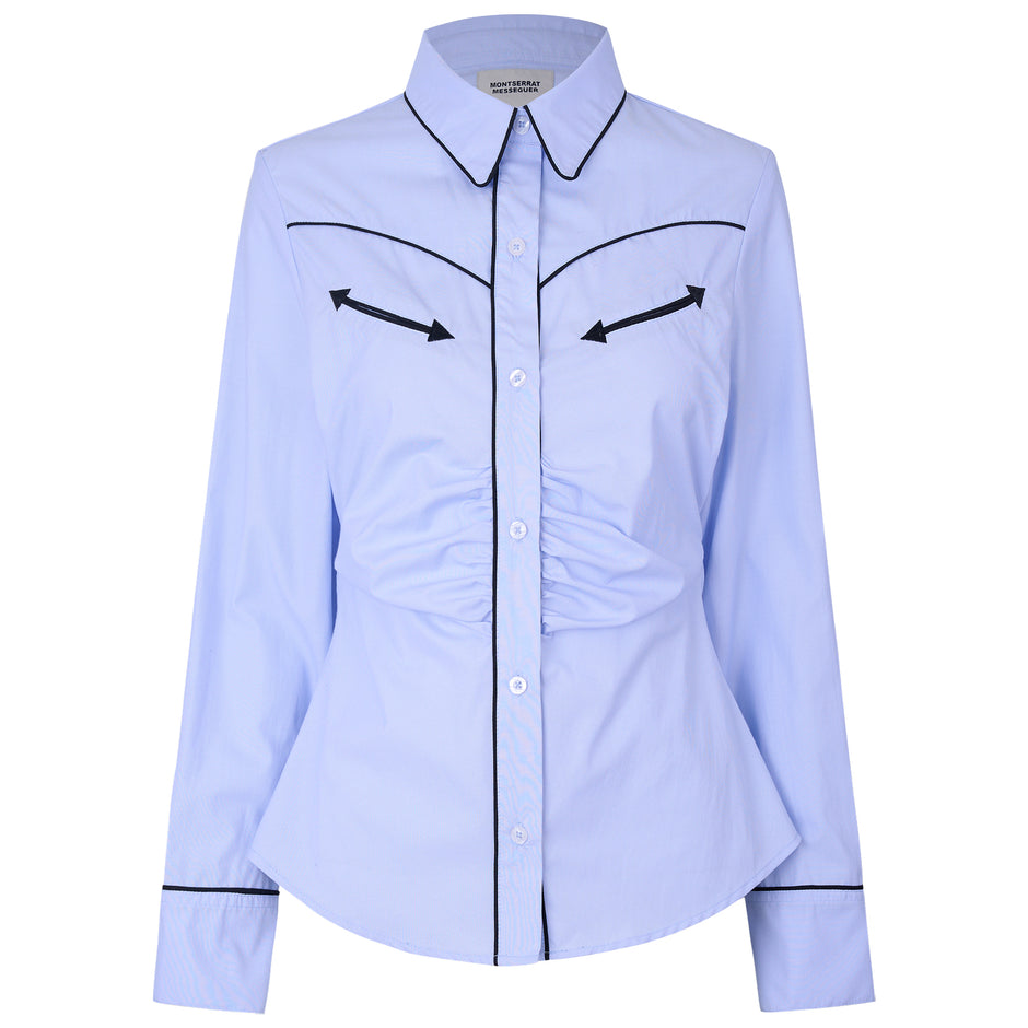 Camisa vaquera azul