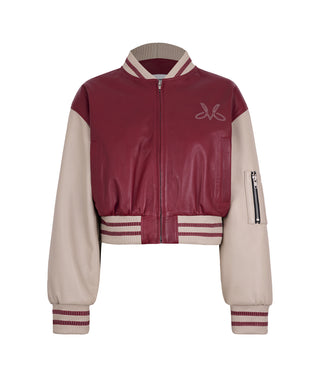 Chamarra Bomber Dúo Rojo