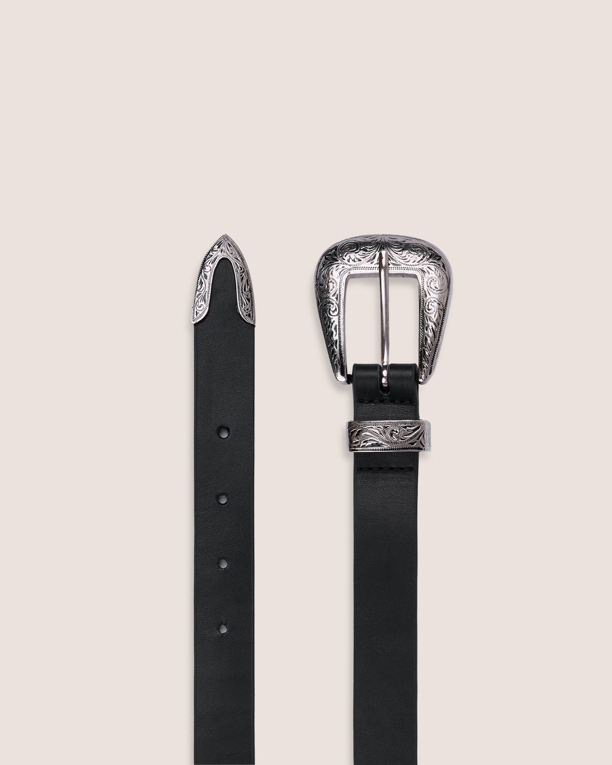 Boot Belt Skinny Negro