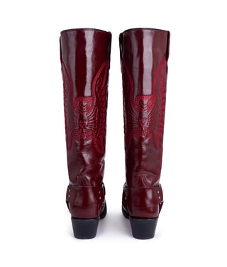 Botas biker cherry