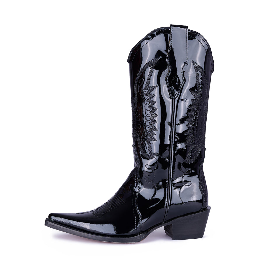 Botas Jornada Charol Negro