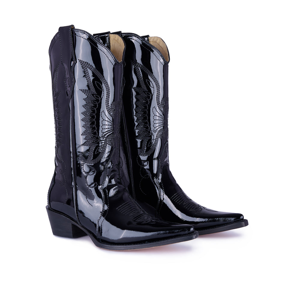Botas Jornada Charol Negro