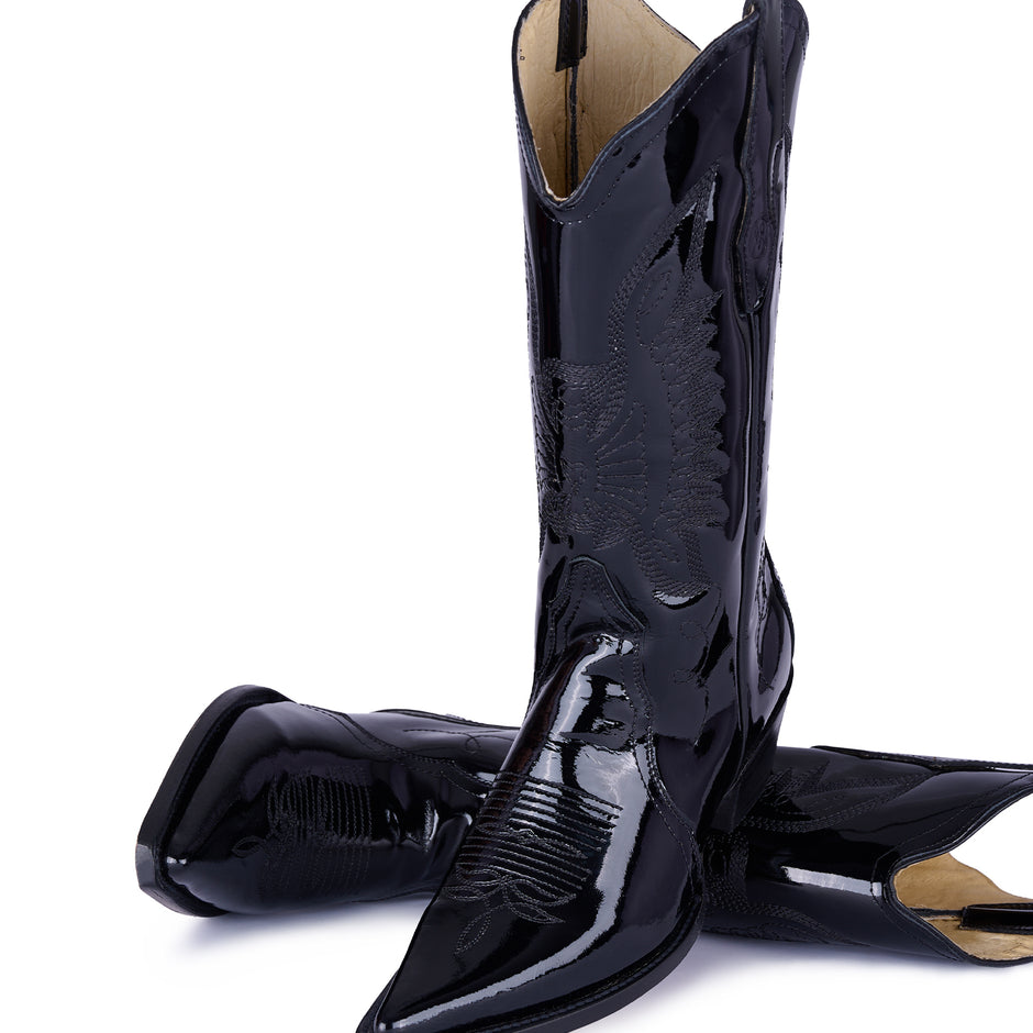 Botas Jornada Charol Negro