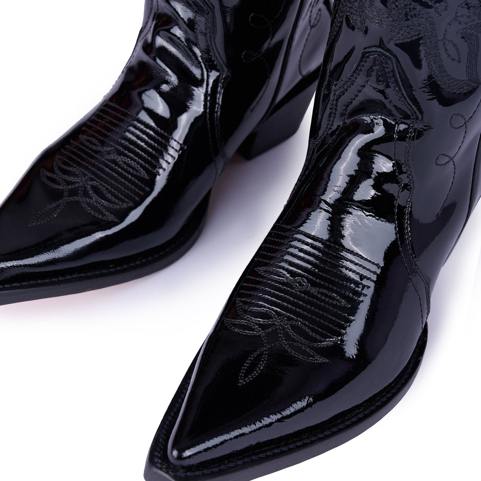 Botas Jornada Charol Negro