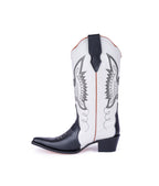 Jornada Duo Bone and Black Boots