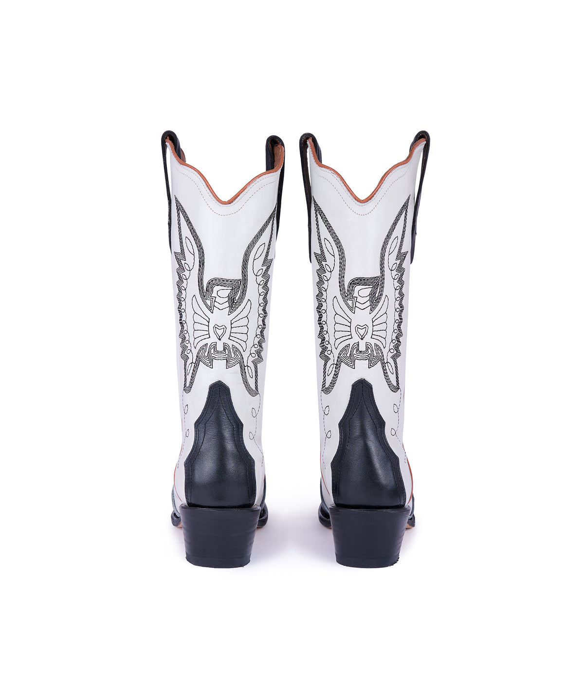 Jornada Duo Bone and Black Boots