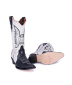 Jornada Duo Bone and Black Boots