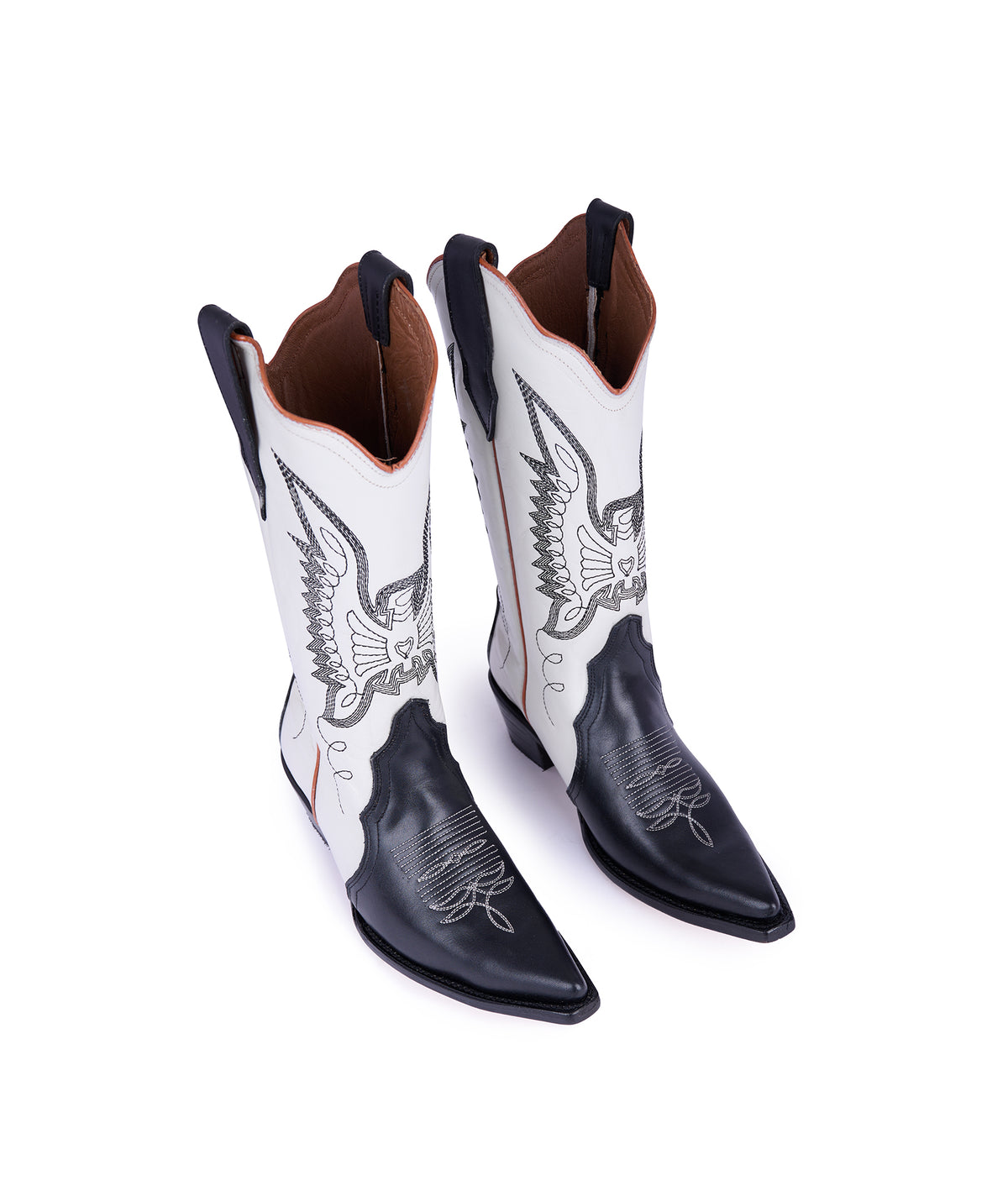 Jornada Duo Bone and Black Boots