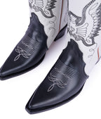 Jornada Duo Bone and Black Boots