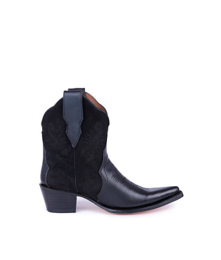 Black Jornada Pony Ankle Boots