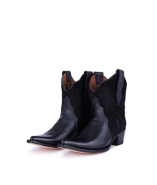 Black Jornada Pony Ankle Boots