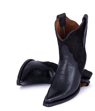 Black Jornada Pony Ankle Boots