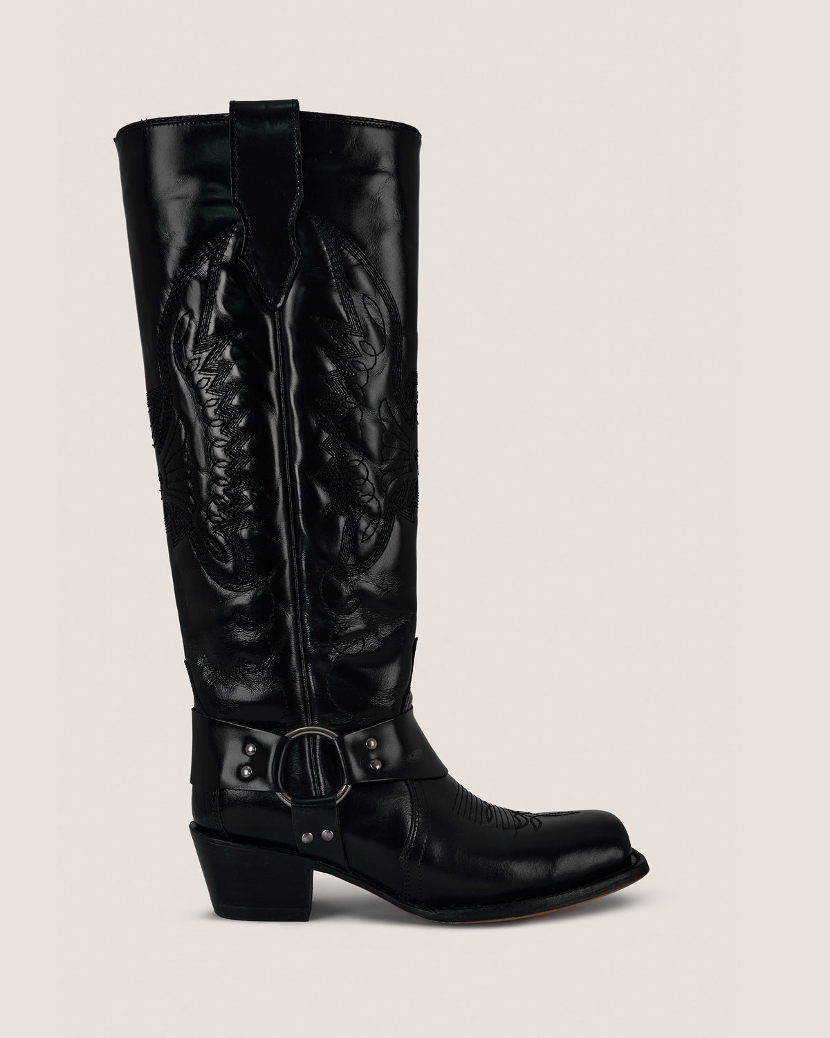 Botas Biker Glossy Black