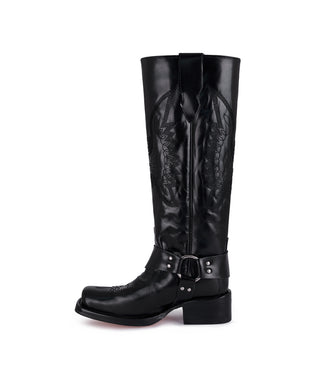Botas Biker Glossy Black