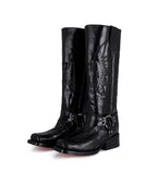 Botas Biker Glossy Black