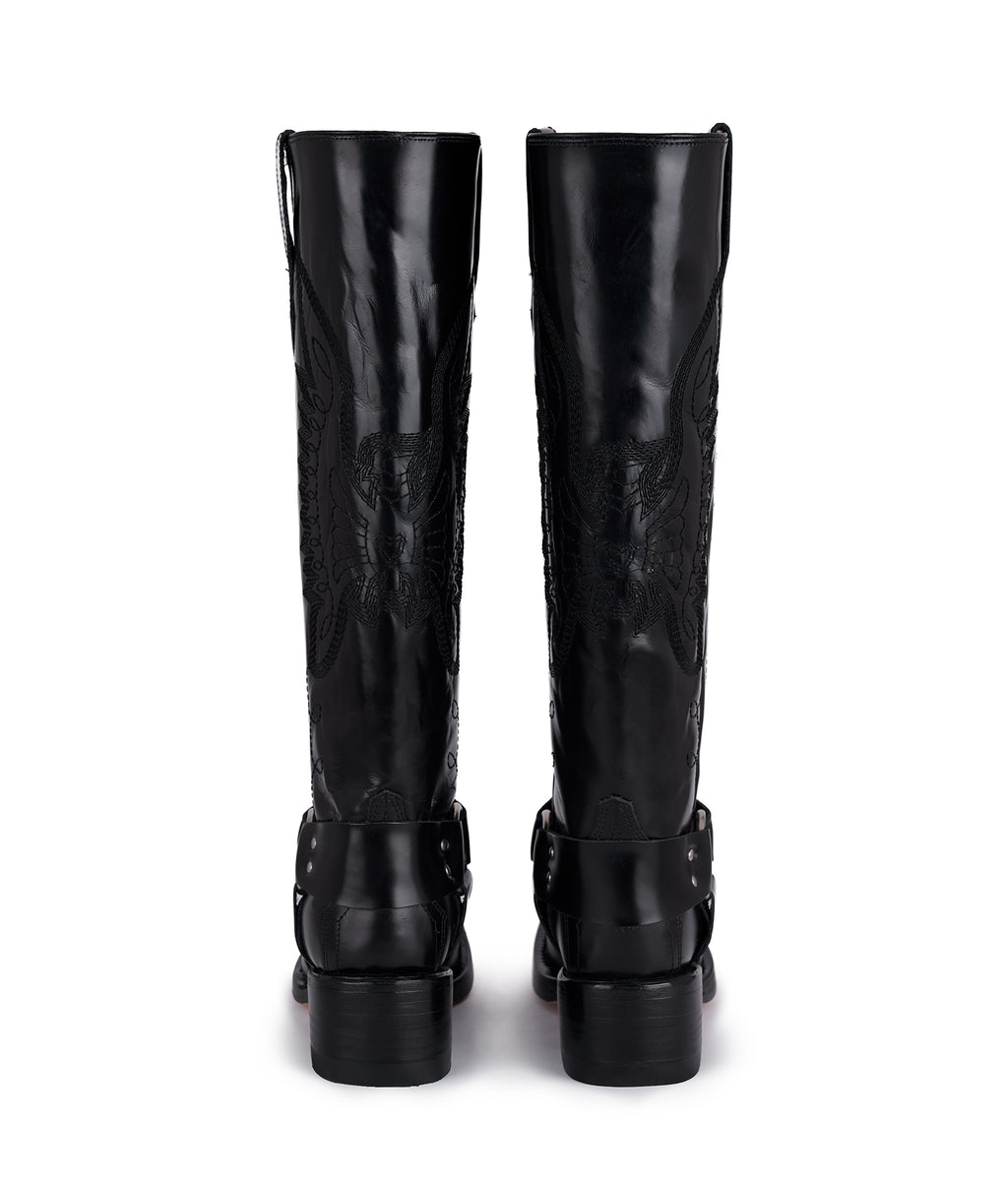 Botas Biker Glossy Black