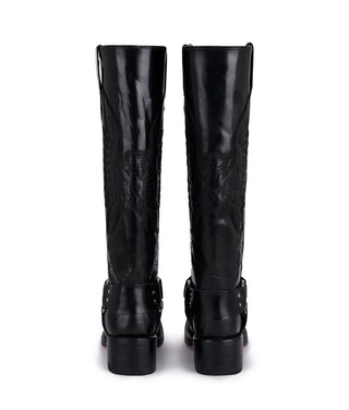 Botas Biker Glossy Black