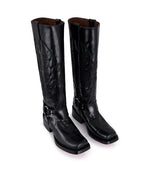 Botas Biker Glossy Black
