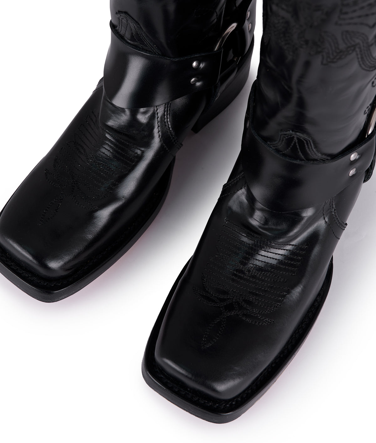 Botas Biker Glossy Black