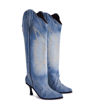 Botas Jornada Stiletto Denim