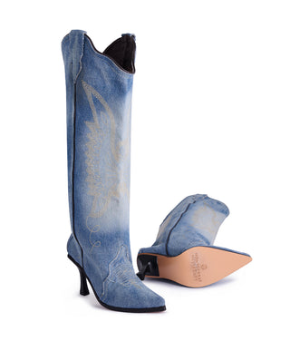 Botas Jornada Stiletto Denim