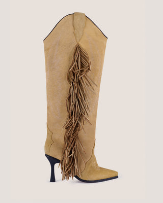 Botas Jornada Stiletto con Flecos
