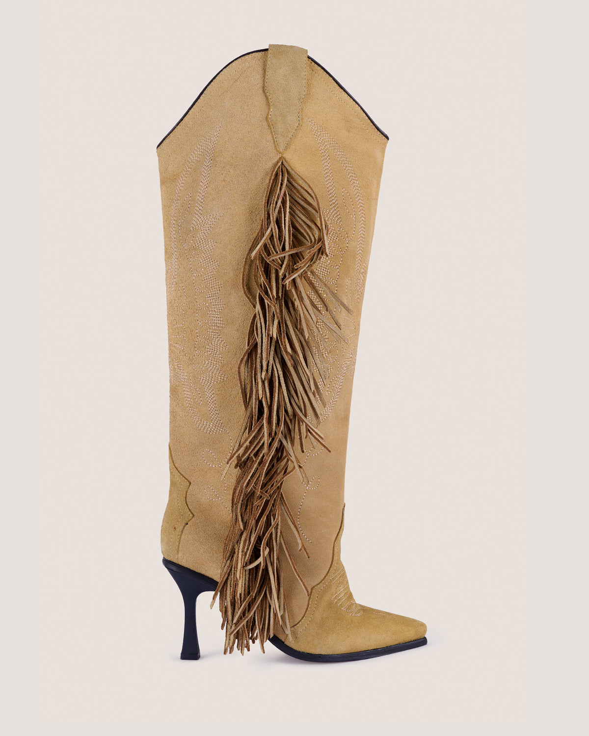 Botas Jornada Stiletto con Flecos