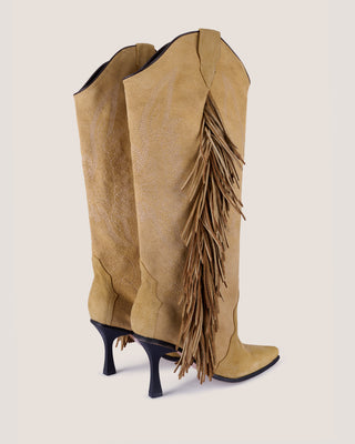 Botas Jornada Stiletto con Flecos