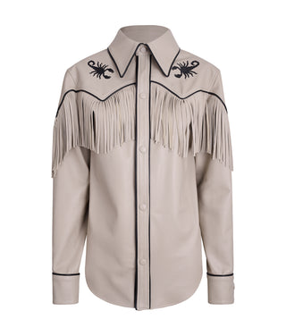 Scorpion Bone Fringed Shirt