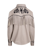 Scorpion Bone Fringed Shirt