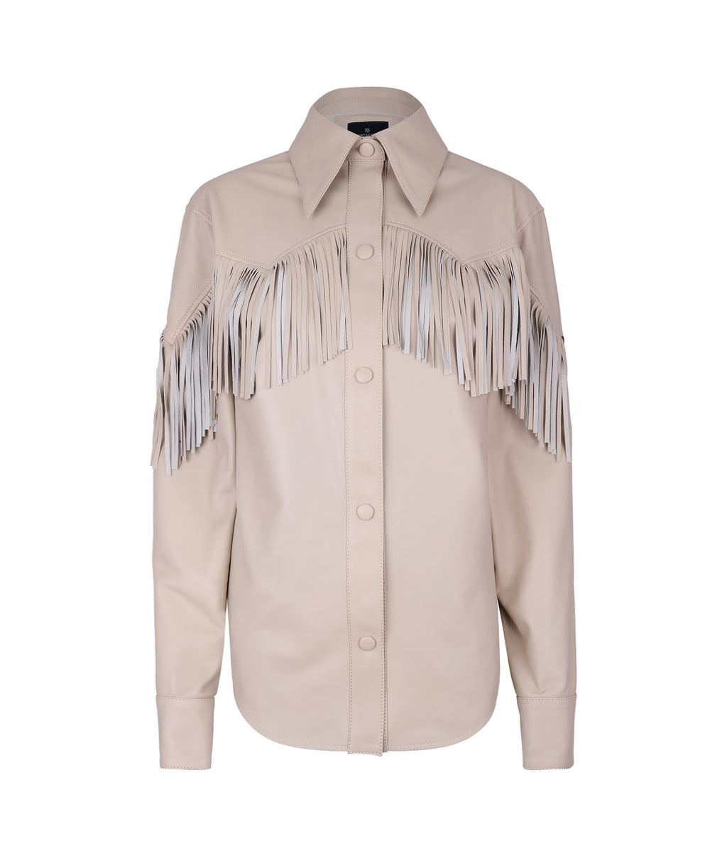 Bone fringe camisole